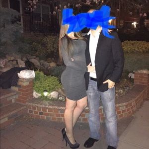 Guess long sleeve midi dress